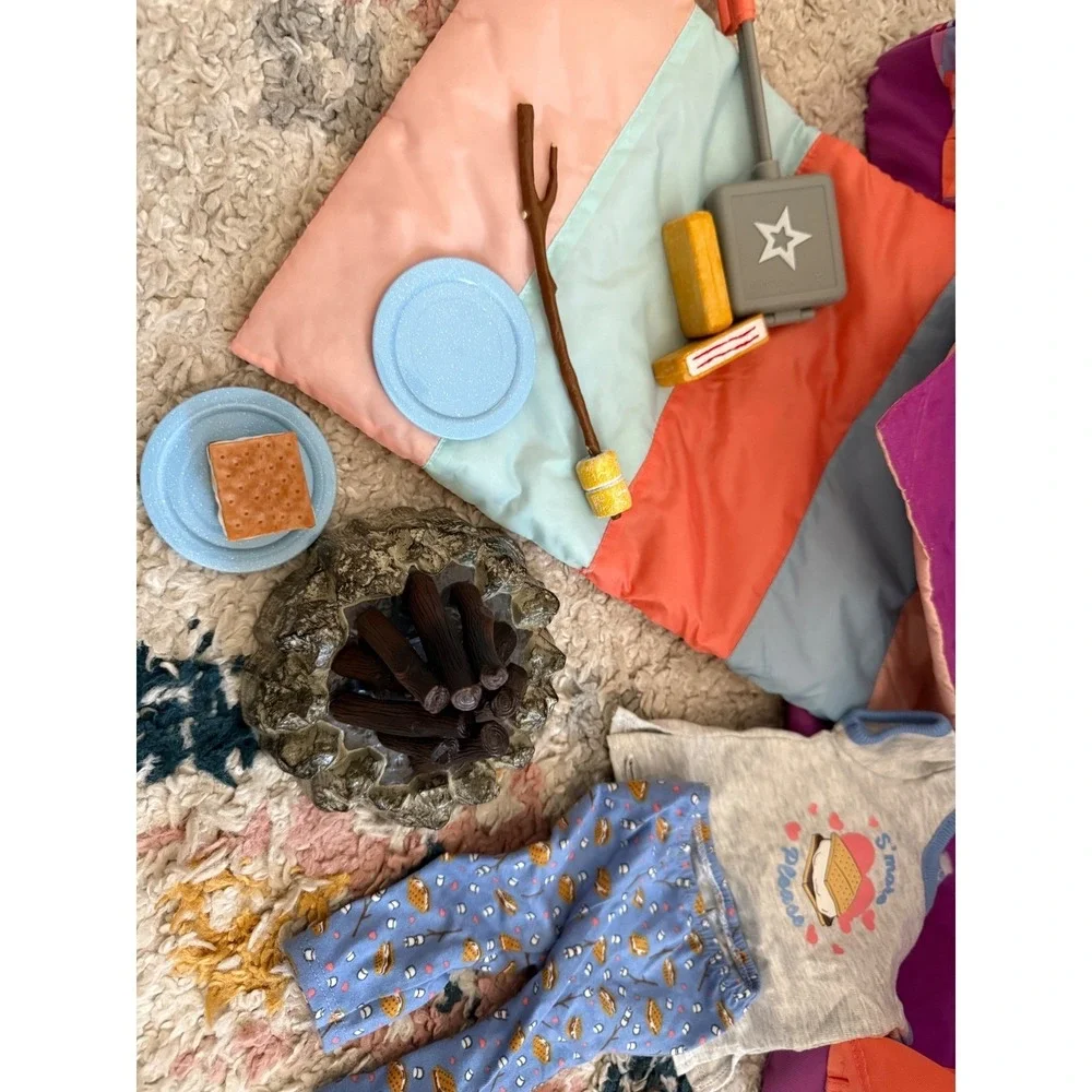 American Girl S'more Fun Camping Set & Pajamas Set